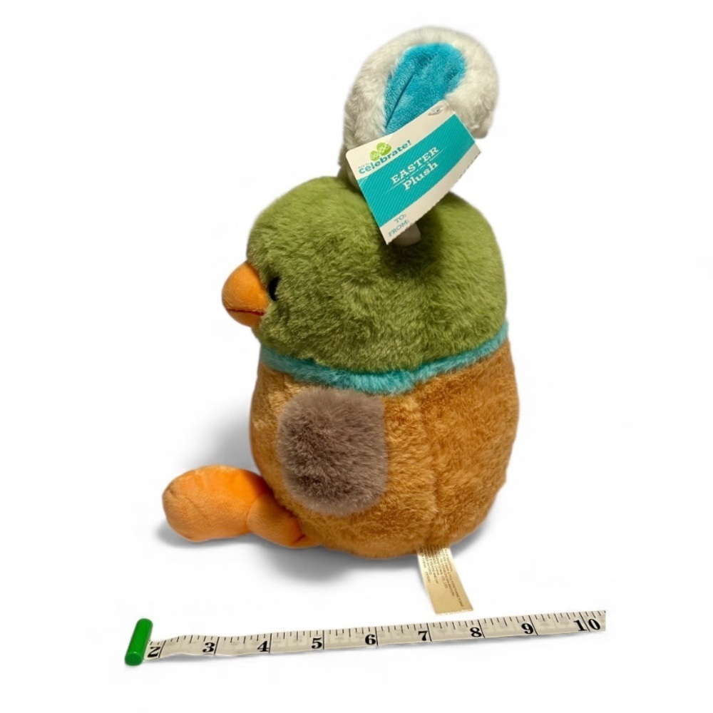 Easter Bird Plush | Bunny Ears | Spring Decor | Soft & Colorful | New with Tag - Picture 6 of 6